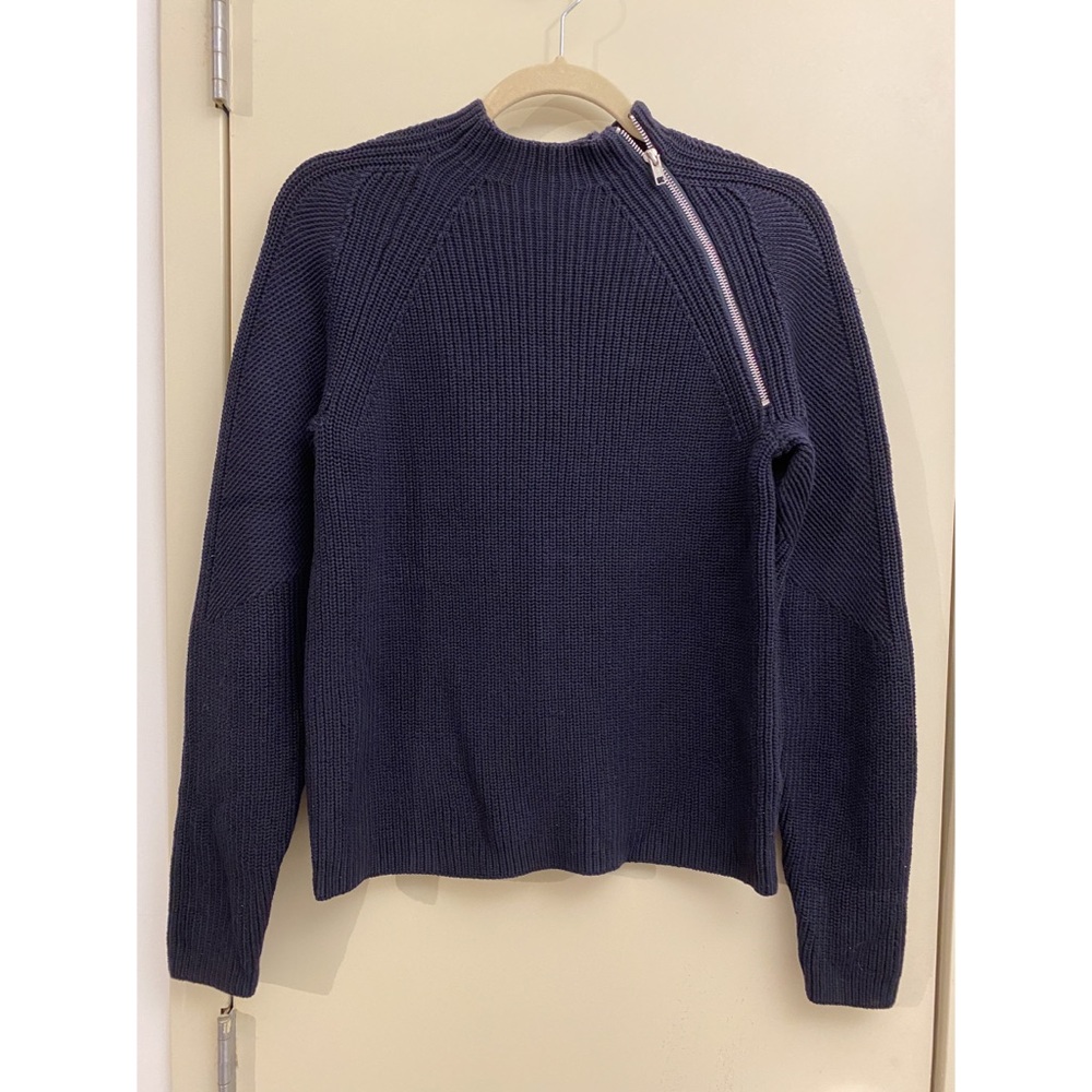 Everlane Fisherman Cotton Zip Pullover Sweater